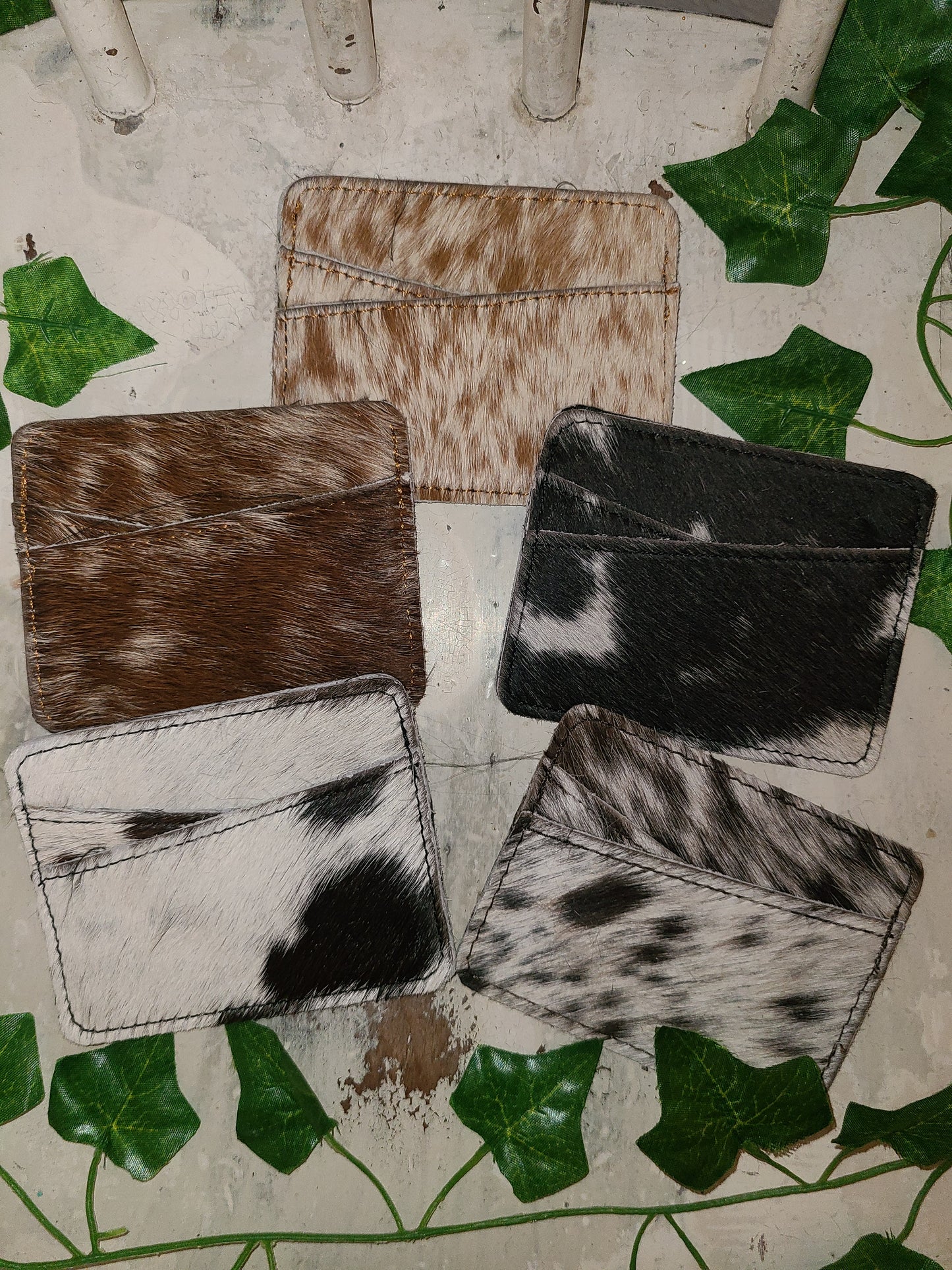 Cowhide Credit Card Wallet