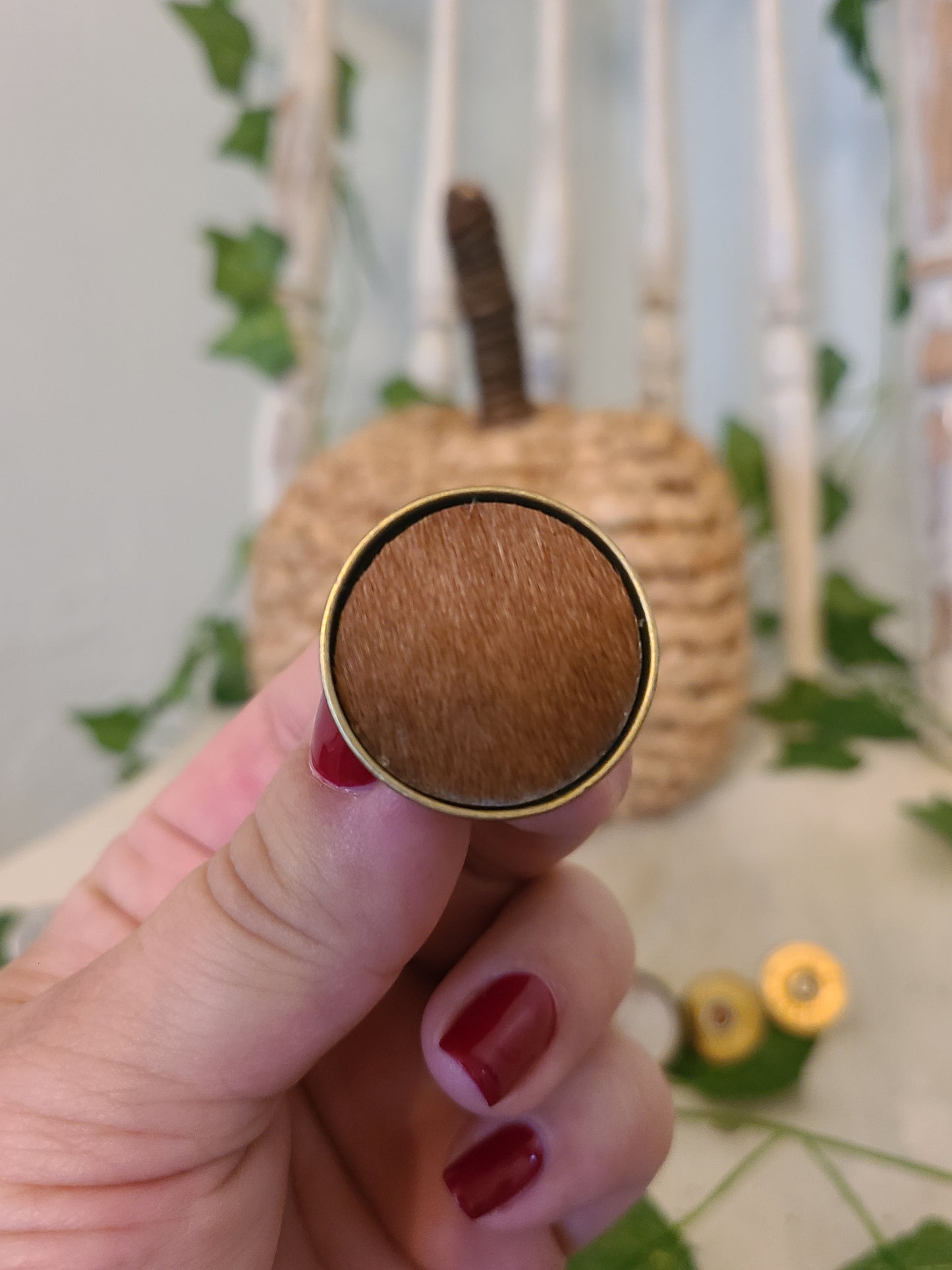 Cowhide pins