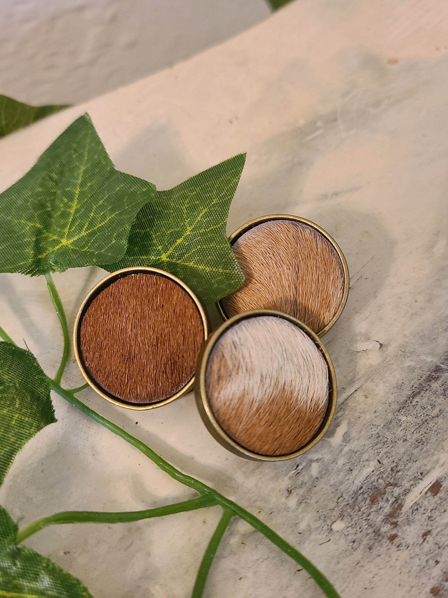 Cowhide pins