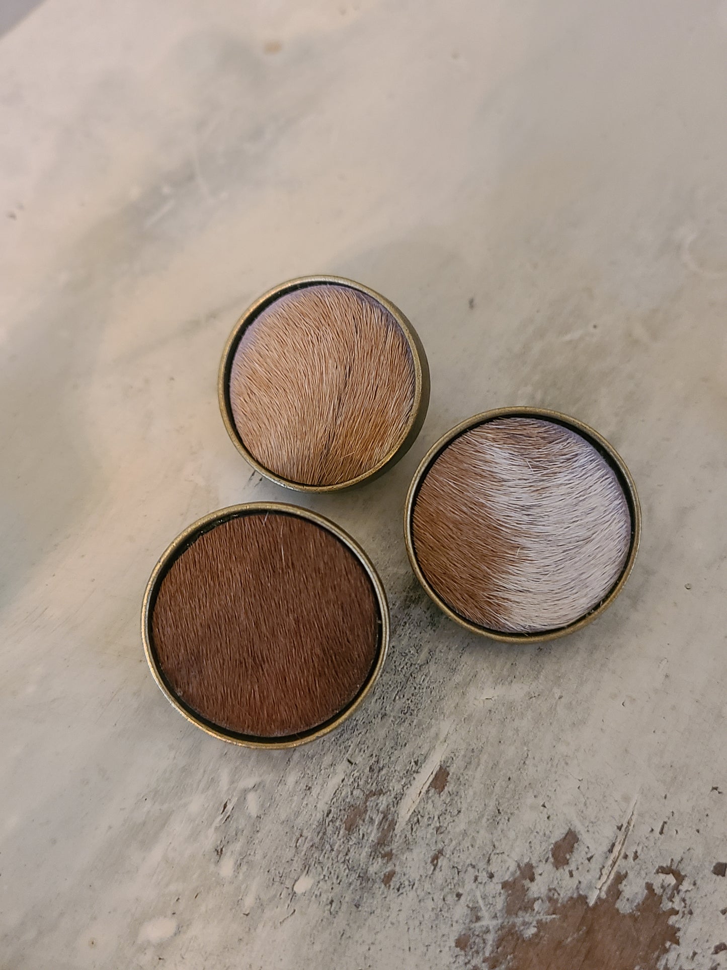 Cowhide pins