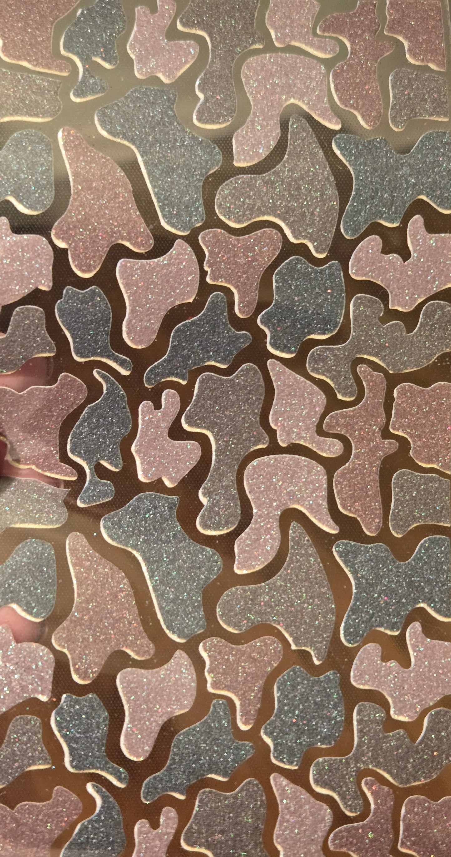 Camo Glitter Background